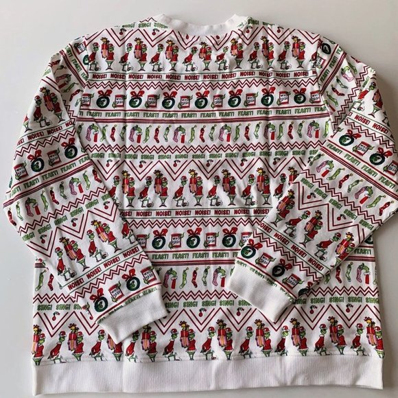 NEW Hanna Andersson Adult Unisex Dr. Seuss Grinch Holiday Sweatshirt XL - Picture 2 of 10
